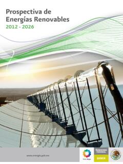 PROSPECTIVA DE ENERG&#205;AS RENOVABLES 2012-2026