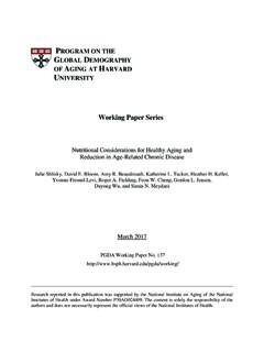 Working Paper Series - Harvard University