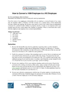 What You Need to Know About Converting 1099 Employee …
