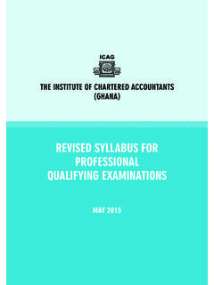 REVISED SYLLABUS FOR PROFESSIONAL …