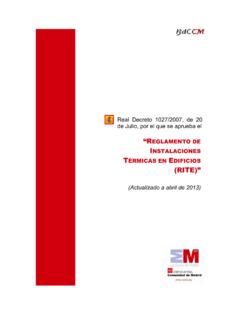 “REGLAMENTO DE INSTALACIONES T&#201;RMICAS EN …