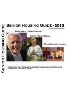 Senior Housing Guide draft 2013 - livgov.com