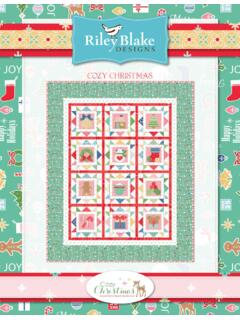 Cozy Christmas Sew Along Guide - Riley Blake Designs