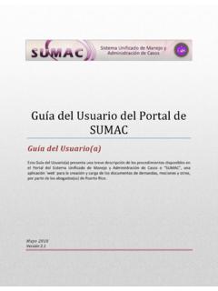 Gu&#237;a del Usuario del Portal de SUMAC - …