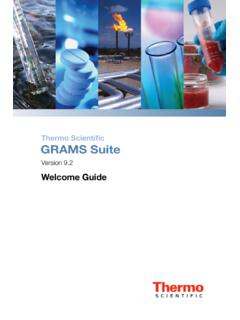 Thermo Scienti˜c GRAMS Suite