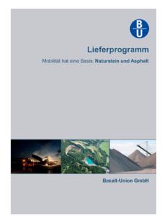 Lieferprogramm BU NEU - Basalt-Union