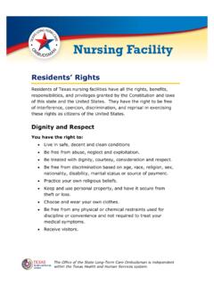 Nursing Facility Residents' Rights flyer