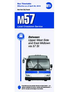 New York City Transit M57 - MTA