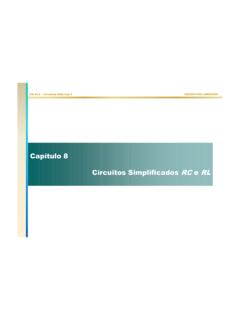 Cap&#237;tulo 8 Circuitos Simplificados RC e RL