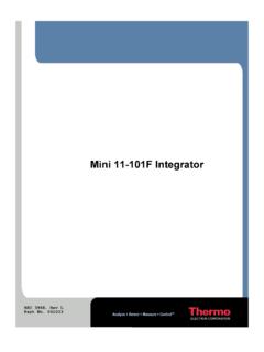 Mini 11-101F Integrator - Hoferick Engineering GmbH