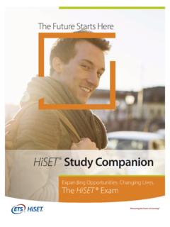 The Future Starts Here - The HiSET Exam