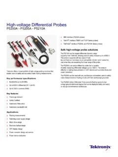 High-voltage Differential Probes - Axiom Test Equipment