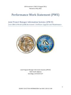 Performance Work Statement (PWS) - Northrop …