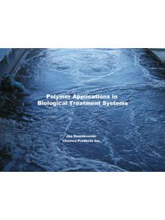Polymer Applications in Biological Treatment Systems