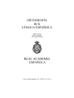 ORTOGRAF&#205;A de la LENGUA ESPA&#209;OLA - UNAM