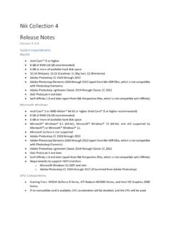 Nik Collection 4 Release Notes - download-center.dxo.com