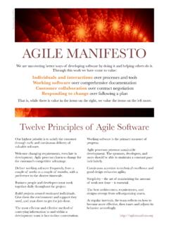 Agile Manifesto - IU