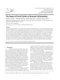 The Impact of Social Media on Romantic Relationships
