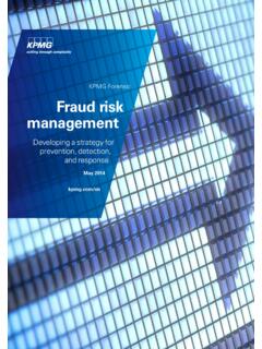 KPMG Forensic Fraud risk management