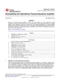 Demystifying the Operational Transconductance Amplifier ...