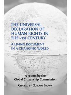 THE UNIVERSAL DECLARATION OF HUMAN RIGHTS IN …
