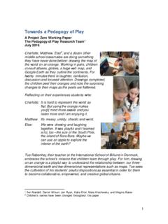 Towards a Pedagogy of Play - Harvard University