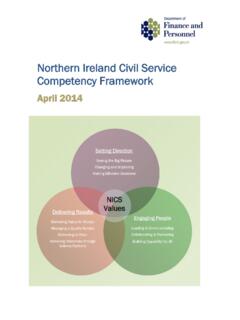 Northern Ireland Civil Service Competency Framework