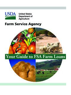 Your Guide to FSA Farm Loans Booklet April 2019