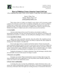 How to Withdraw From a Superior Court Civil Case (First ...