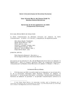 Corte Interamericana de Derechos Humanos Caso Alfonso ...