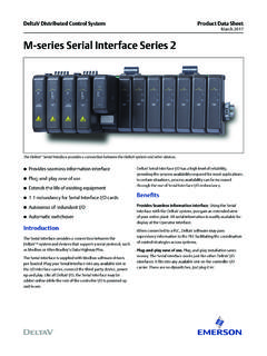 M-series Serial Interface Series 2 - Emerson