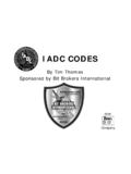 IADC CODES - Bit Brokers International