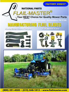 Commercial Blades &amp; Parts Safety ... - Flail Master