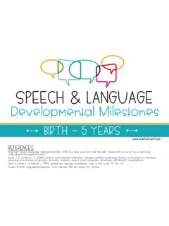 SPEECH &amp; LANGUAGE - Tools to Grow Therapy