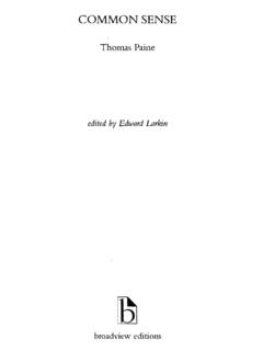 COMMON SENSE Thomas Paine edited y Edward arkin