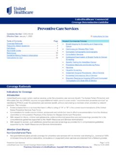 Preventive Care Services - UHCprovider.com