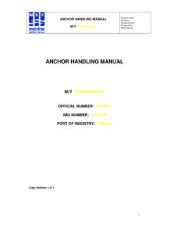 ANCHOR HANDLING MANUAL - …