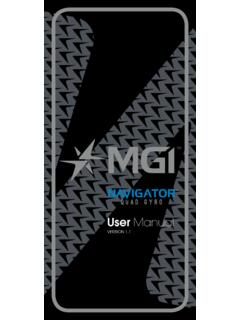 Navigator User Manual - MotoGolf.com