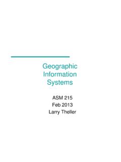 Geographic Information Systems - Purdue …