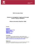 Offshsore Info sheet 4/2009 Guidance on management of ...