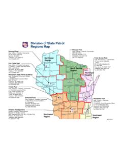 Wisconsin State Patrol regional map - …