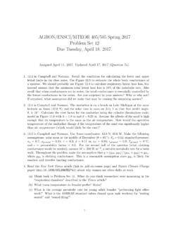 AGRON/ENSCI/MTEOR 405/505 Spring 2017 Problem Set 12 …