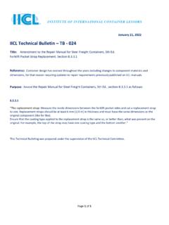 IICL Technical Bulletin TB - 024