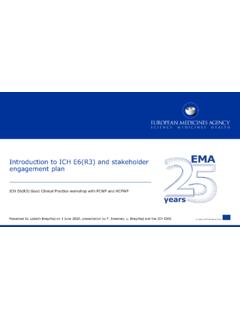 1.2 Introduction to ICH E6(R3) and stakeholders’