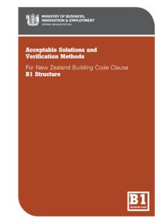 Acceptable Solutions and Verification Methods Prepared by ...