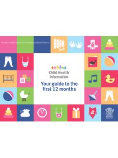 Your guide to the first 12 months - Child Health Information