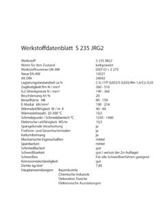 Werkstoffdatenblatt S 235 JRG2 - Schachermayer