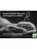 Ikusasa Student Financial Aid Programme (ISFAP)