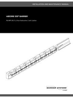ABSORB 350 BARRIER - Barrier Systems