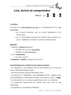 instit90 Lire, &#233;crire et comprendre - sylvain.obholtz.free.fr